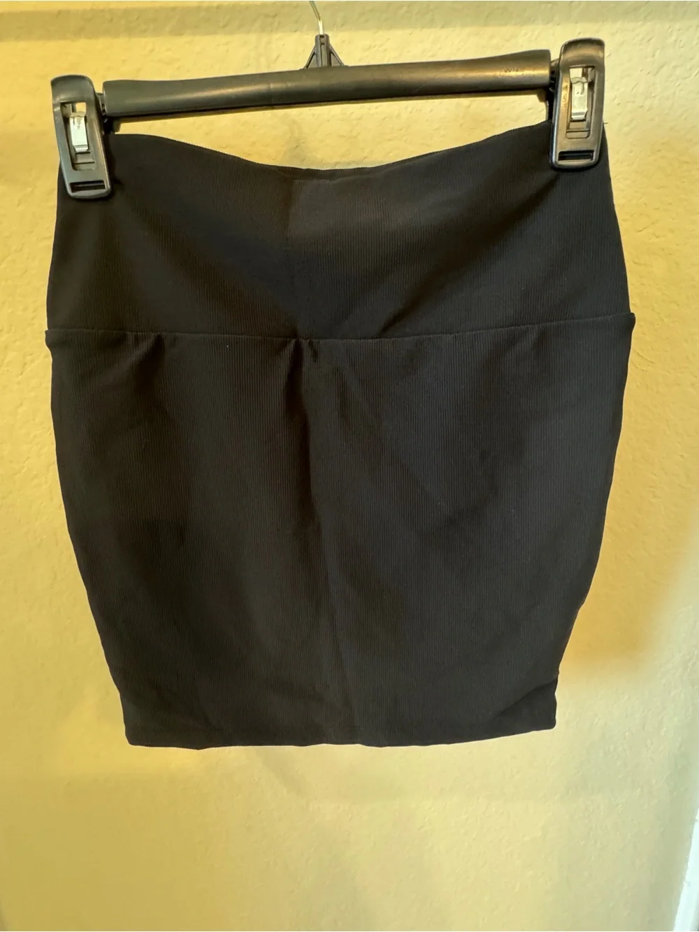 HALARA Black High-Waist Stretch Pencil Skort Easy Peasy